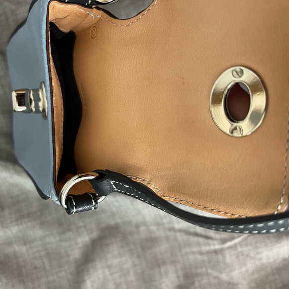 Small Coach cell phone bag with toggle clasp - gently used - Picture 8 of 8